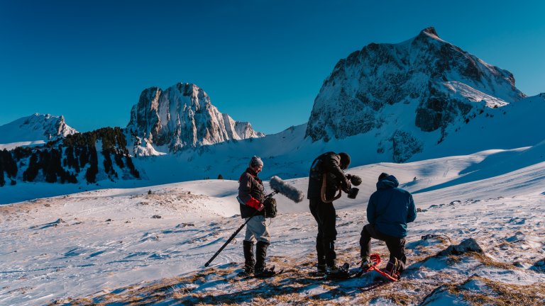  Wunderschönes Wetter am Drehtag ... | © 2021 ALPHAVISION 