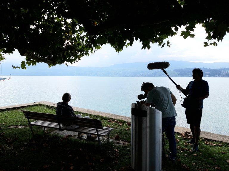 Dramatische Wolkenstimmung am Zürichsee | © 2020 ALPHAVISION