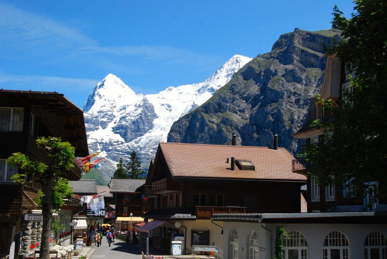 Mürren - auch im Sommer schön.