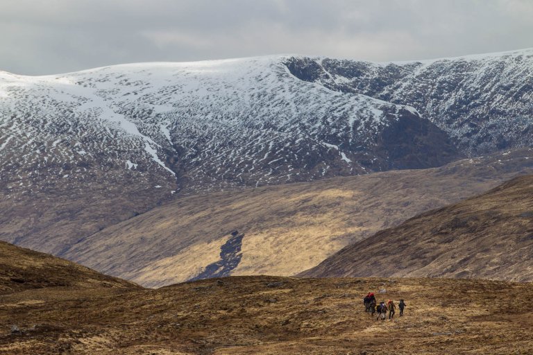 Die endlose Weite der schottischen Highlands.