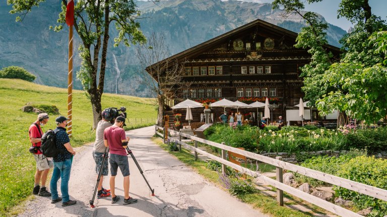 Das Ruedihus in Kandersteg. 1753 wurde es erbaut | © 2021 ALPHAVISION