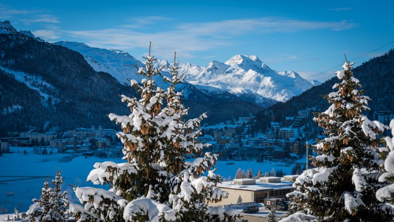 Wunderschönes Engadiner Winterwetter