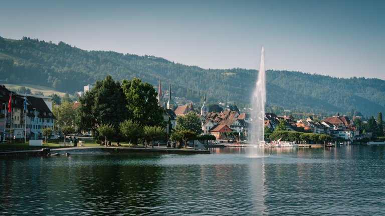 Blick auf die Zuger Altstadt | © ALPHAVISION