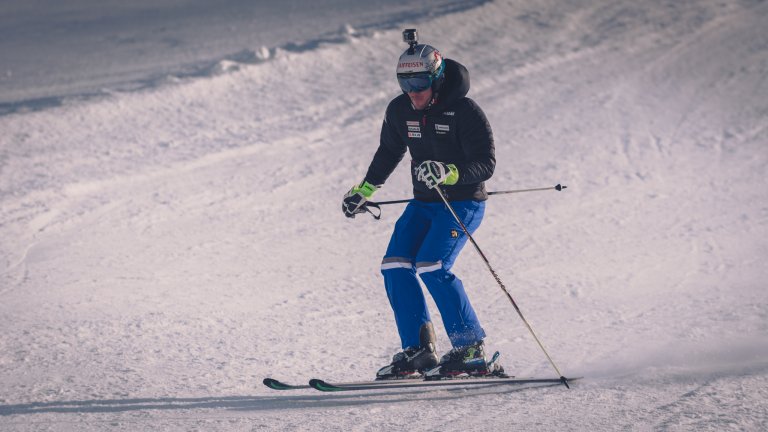 Elia hat seine Weltcup-Premiere 2013 in Adelboden gefeiert..