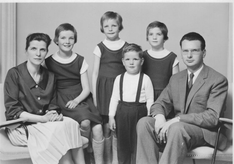 Ein Familienfoto von Frau Frei aus den 1960er Jahren.