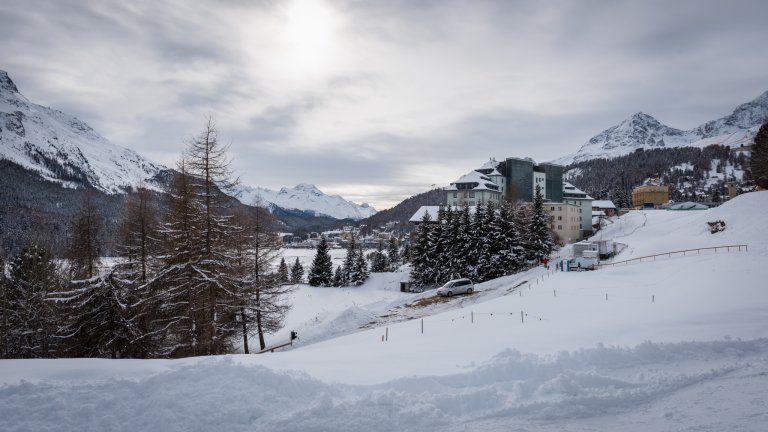 Winterstimmung über St.Moritz.