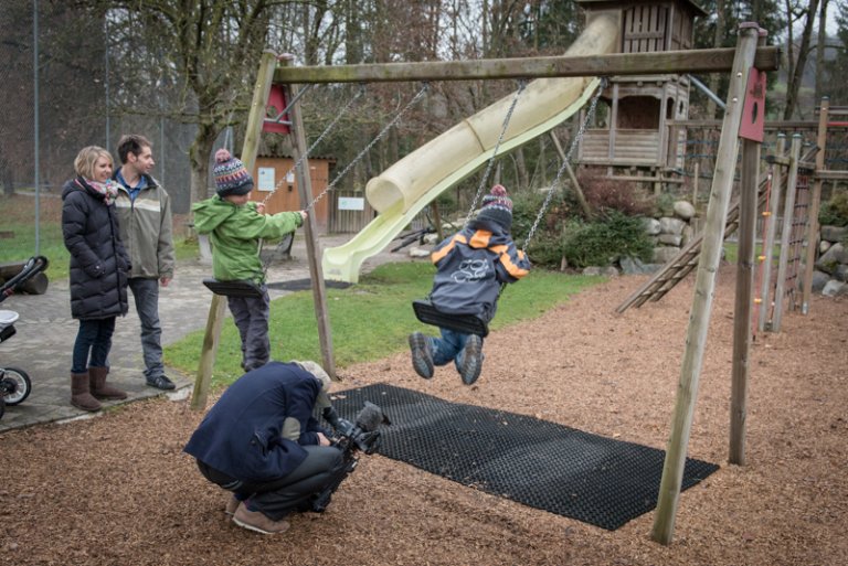 Drehschauplatz: Spielplatz in der Nähe von Hasle-Rüegsau.