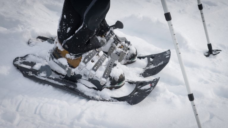 die Schneeschuhe sind einsatzbereit...