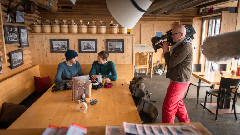 Zvieri im Bergrestaurant auf Pizolhütte