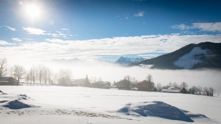 fantastische Stimmung über Ramsau am Dachstein.