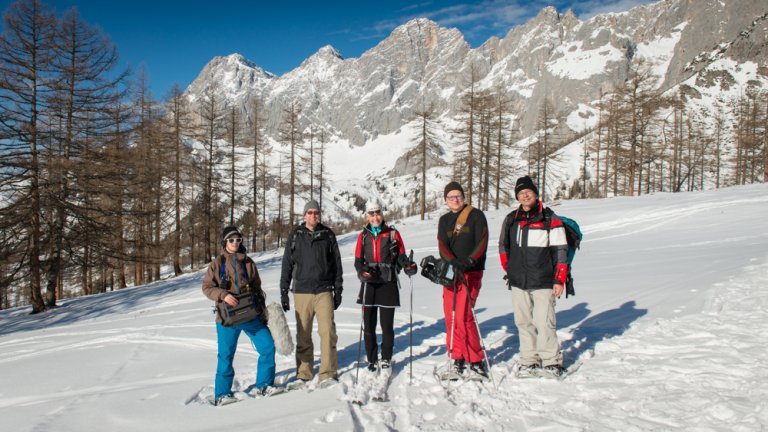 Die Crew und Hannelore Royer