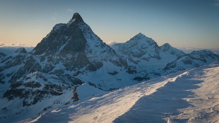 Das Matterhorn von einer etwas anderen Perspektive.