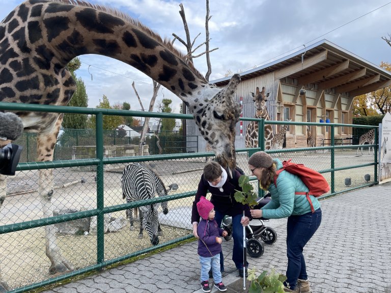 Knies Kinderzoo in Rapperswil besucht sie zusammen mit Tochter Timea und Gotti Deborah | © 2021 ALPHAVISION