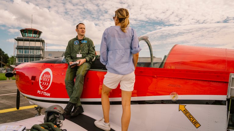 Aline Baumann im Gespräch mit Thomas Beyeler | © 2020, ALPHAVISION