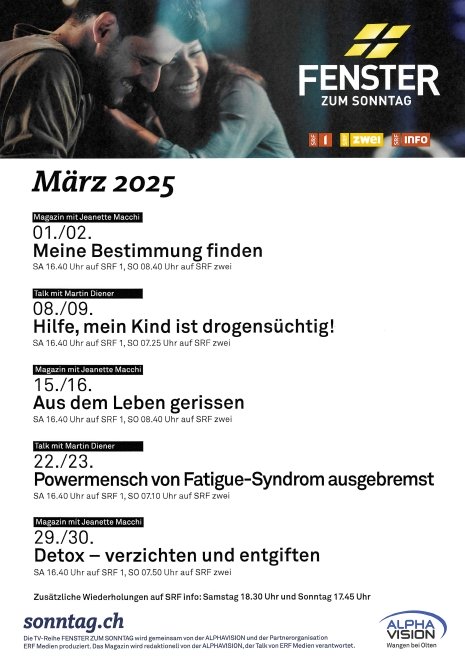 Programm-Poster, erhältlich im Format A4 und A3