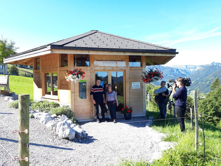 Lohnendes Ausflugsziel: Pavillon der Schwingerkönige | © 2021 ALPHAVISION