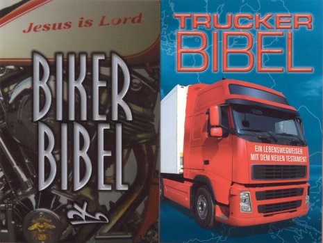 Biker- Bibel und Trucker-Bibel