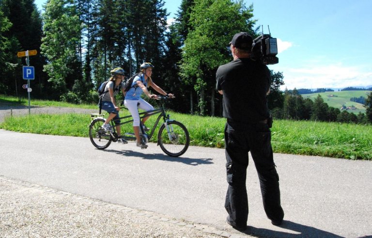 Die Tour heute führt die beiden bis nach Dürrenroth.