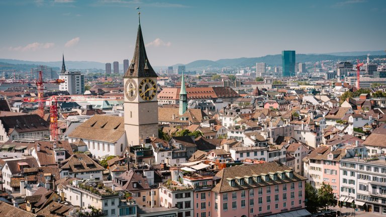 Aussicht vom Grossmünster | © ALPHAVISION