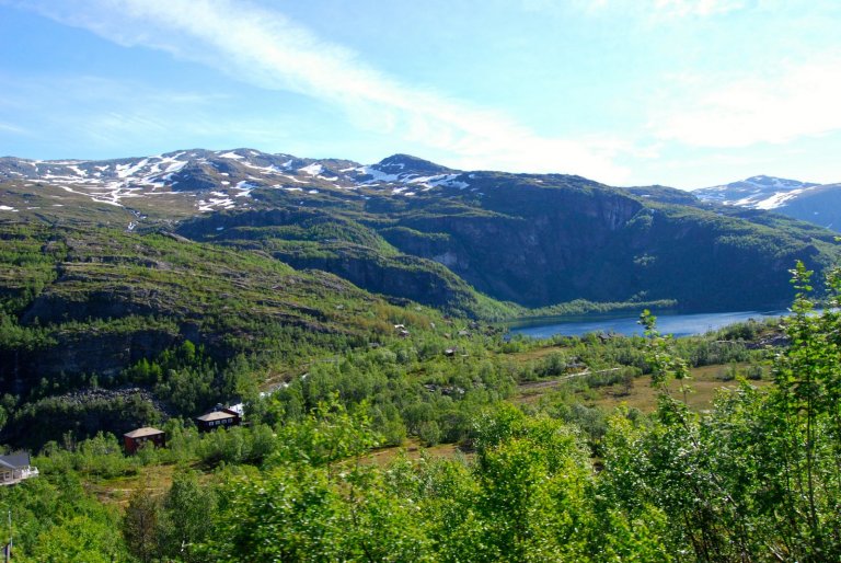 Blick auf den See „Reinungavatnet“.