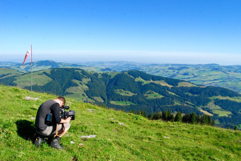 Von der Ebenalp übersieht man das ganze Appenzell, den Bodensee, bis hin nach Deutschland und Österreich.