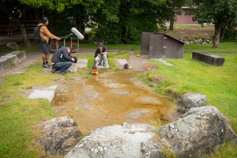 Im Stadtpark in Uster ist Pascal als Teenager oft 