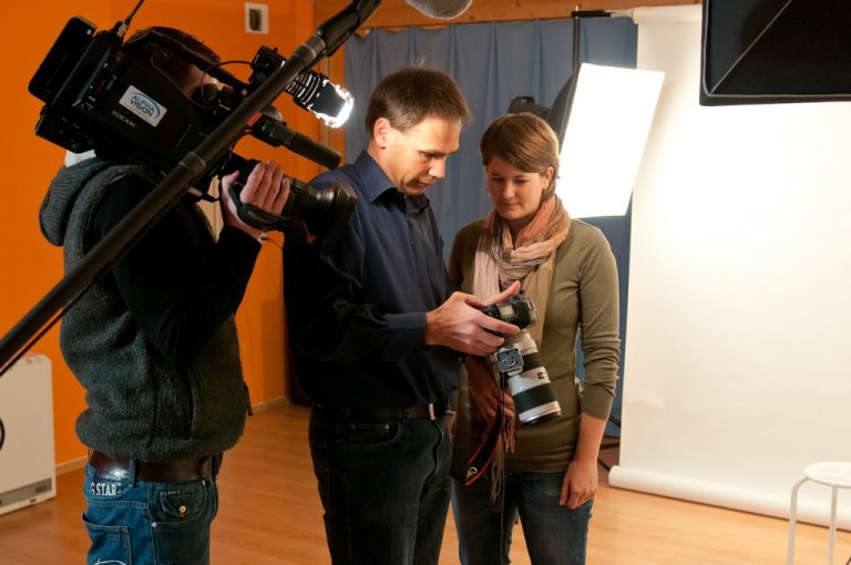 Foto-Shooting mit Teammitgliedern vom CEVI Gossau